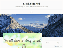 Tablet Screenshot of cloakunfurled.com